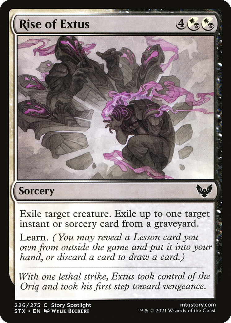 Rise of Extus [Strixhaven: School of Mages] Foil