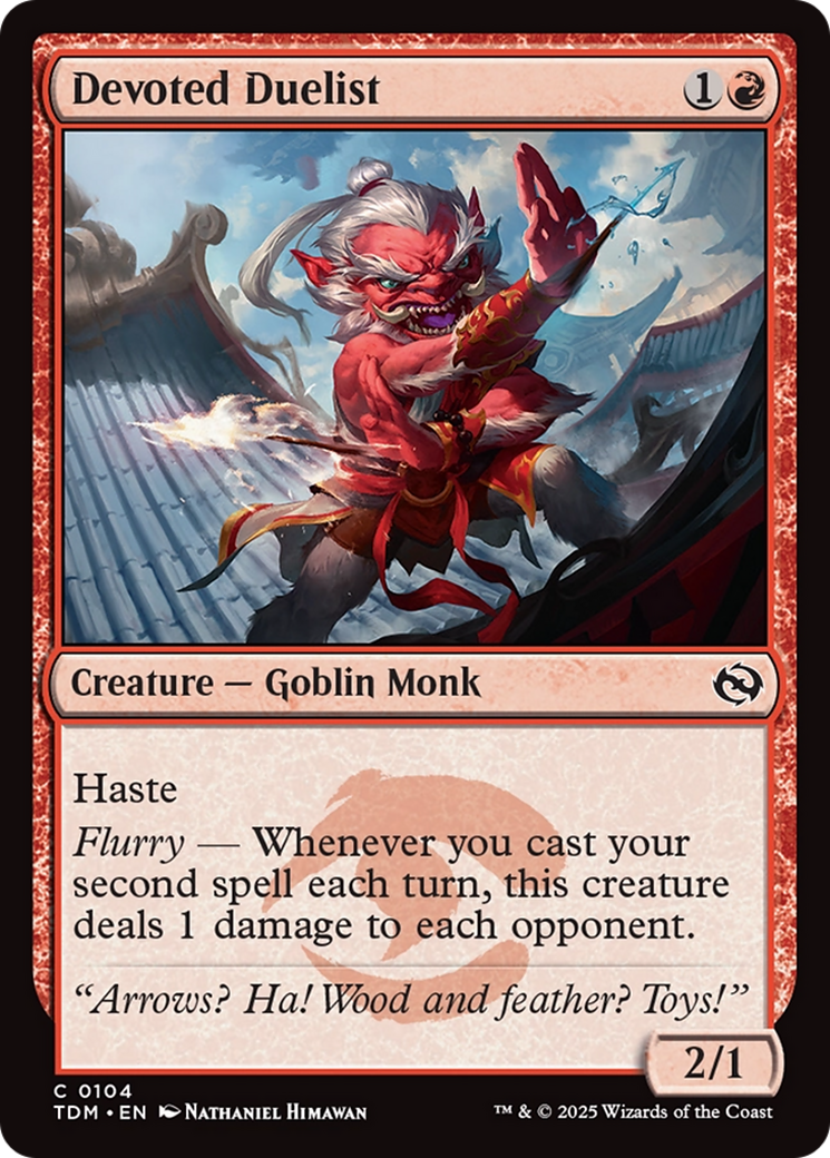 Devoted Duelist (104) [Tarkir: Dragonstorm]  Foil