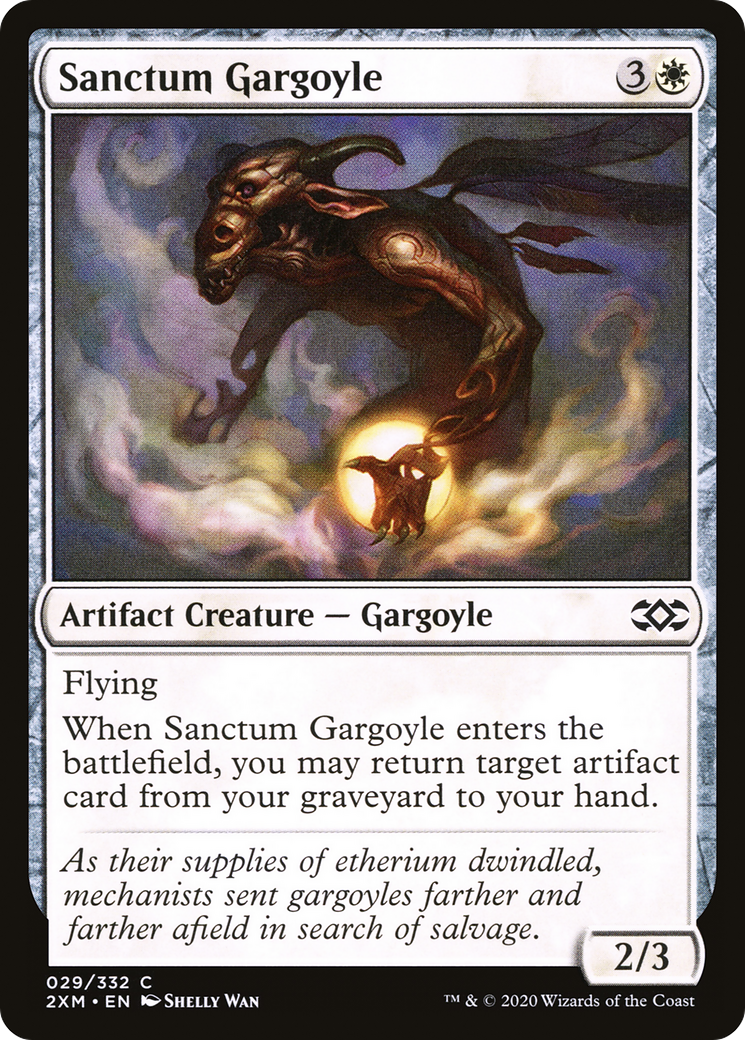 Sanctum Gargoyle [Double Masters] Foil