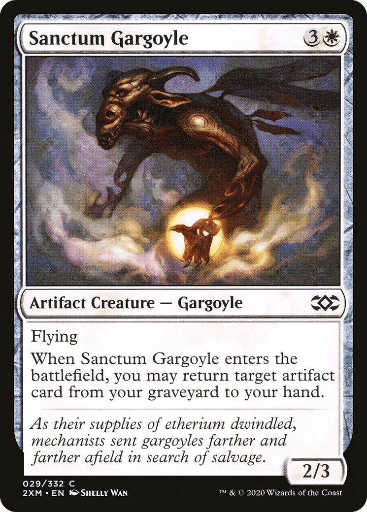 Sanctum Gargoyle [Double Masters] Foil