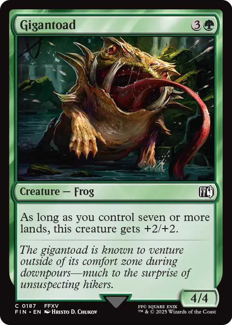 Gigantoad (187) [FINAL FANTASY]  Foil