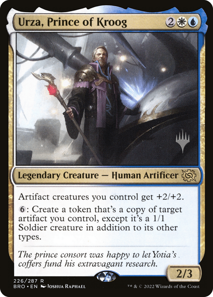 Urza, Prince of Kroog (Promo Pack) [The Brothers' War Promos] Foil