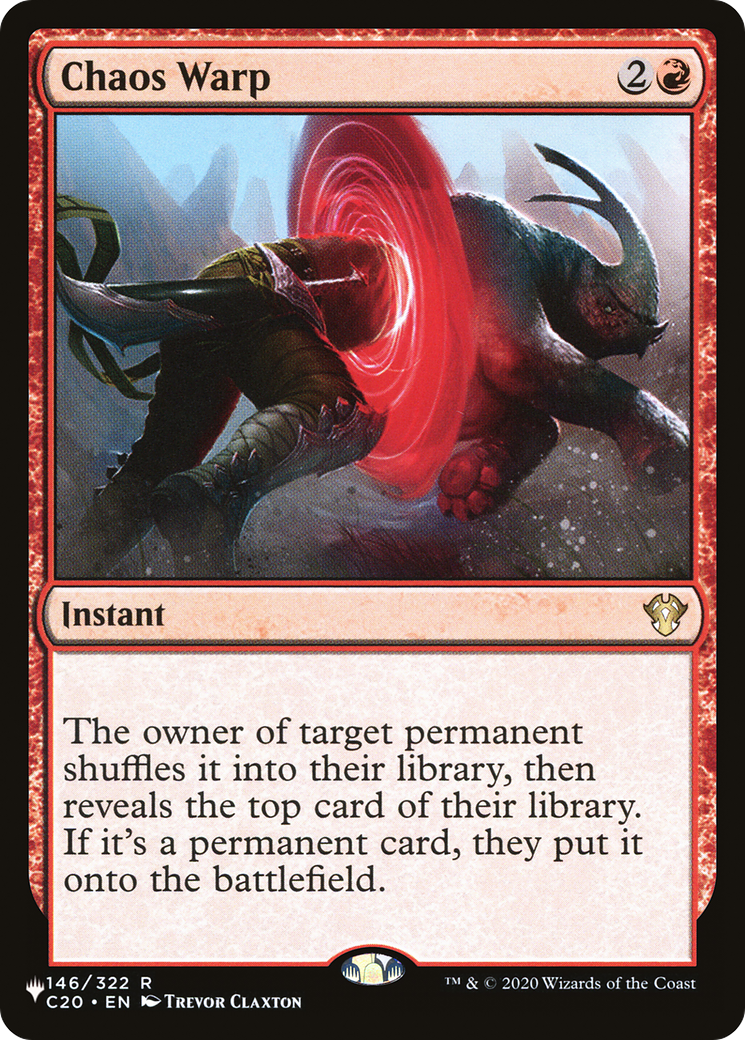 Chaos Warp |  (C20-146) [The List]