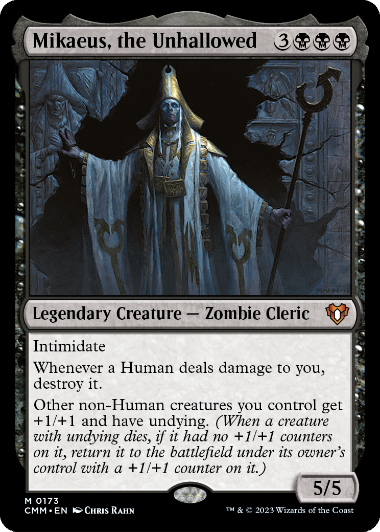 Mikaeus, the Unhallowed [Commander Masters] Foil