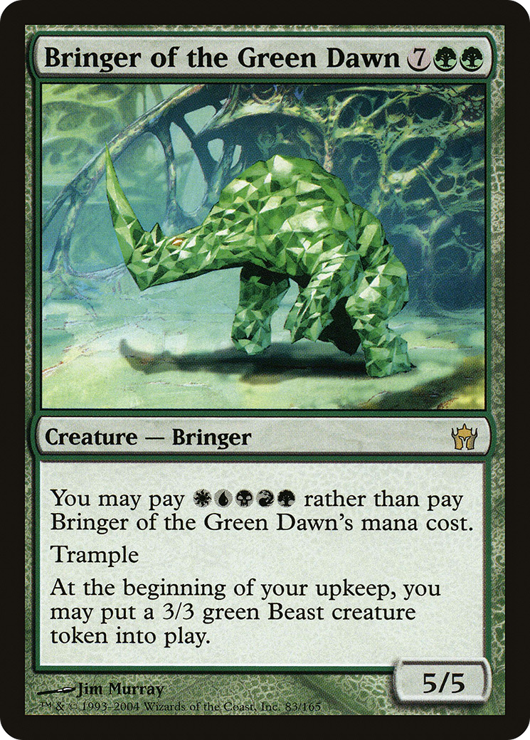 Bringer of the Green Dawn [Fifth Dawn] Foil