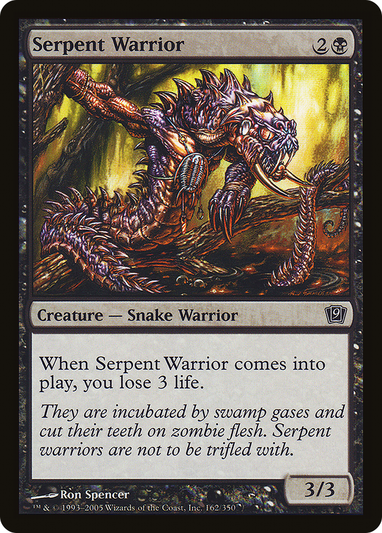 Serpent Warrior [Ninth Edition] Foil