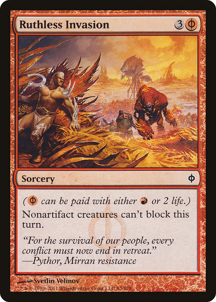 Ruthless Invasion [New Phyrexia] Foil