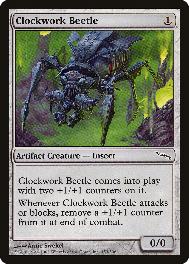 Clockwork Beetle [Mirrodin] Foil