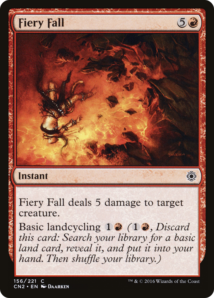 Fiery Fall [Conspiracy: Take the Crown] Foil