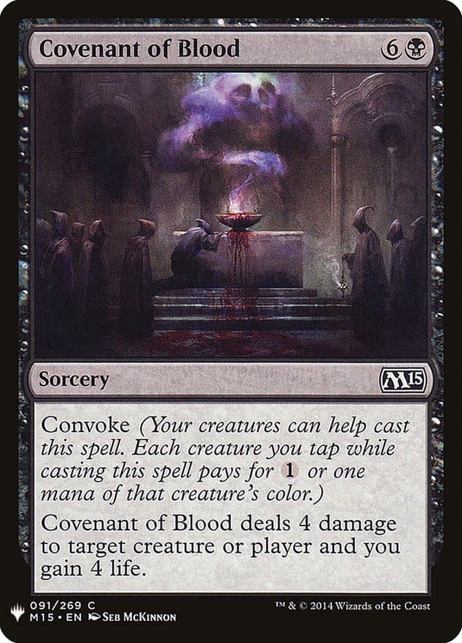 Covenant of Blood |  (M15-91) [The List]