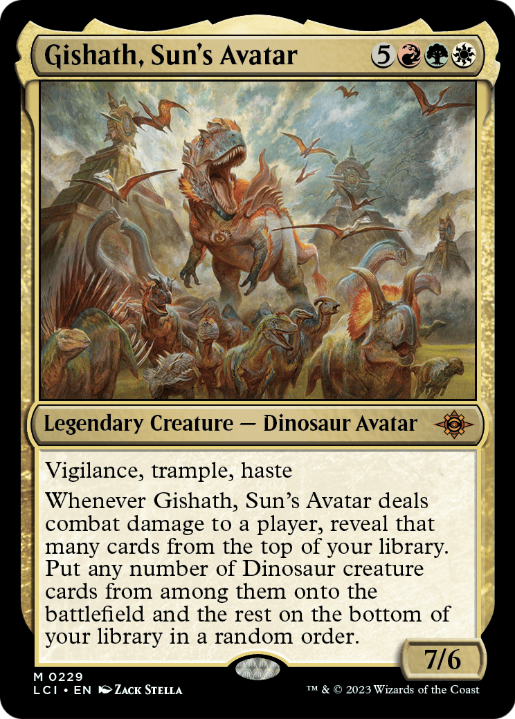 Gishath, Sun's Avatar [The Lost Caverns of Ixalan]