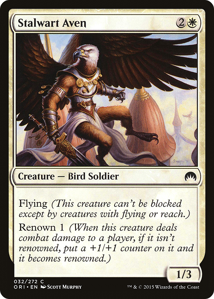 Stalwart Aven [Magic Origins] Foil