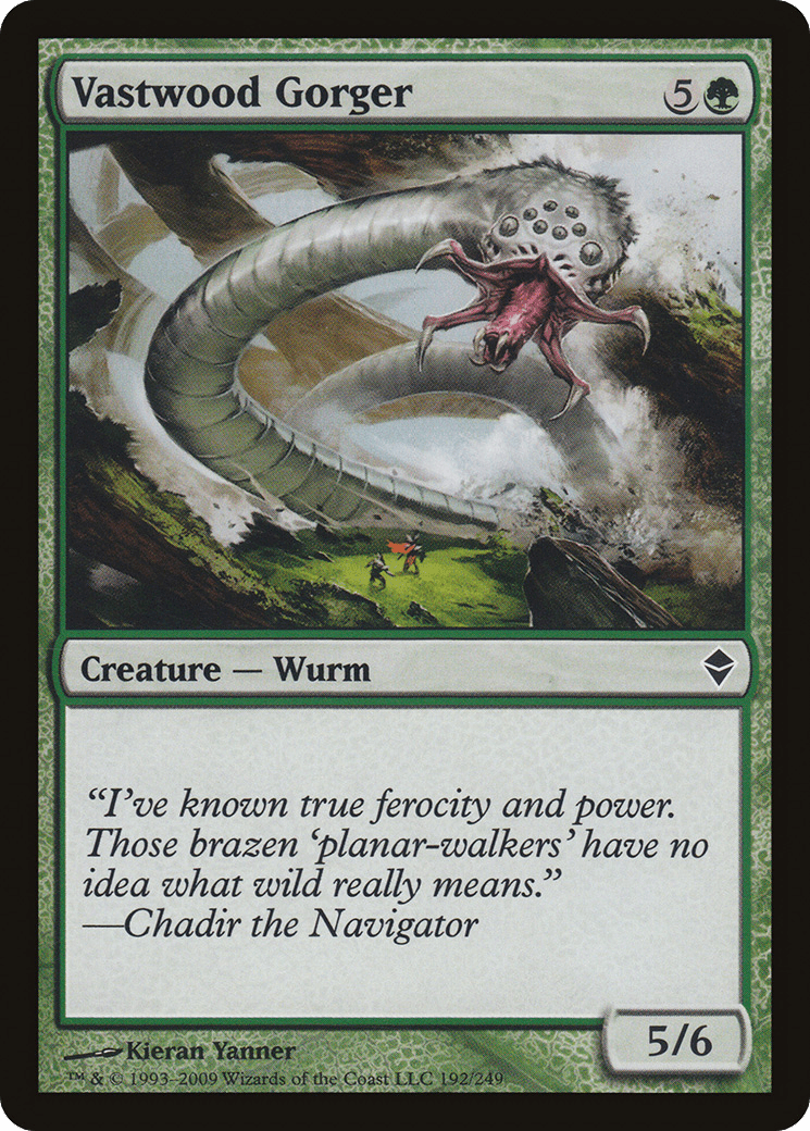 Vastwood Gorger [Zendikar] Foil