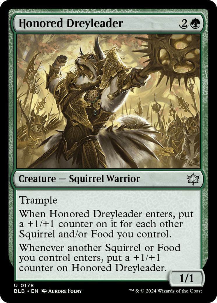Honored Dreyleader [Bloomburrow] Foil