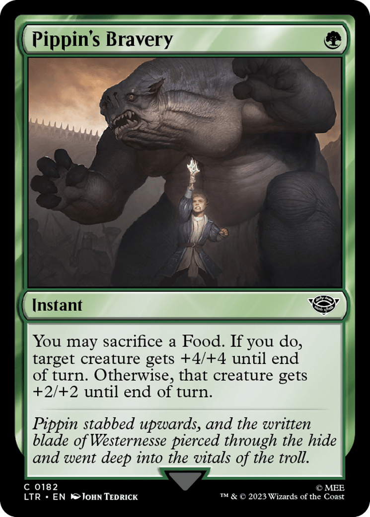 Pippin's Bravery [The Lord of the Rings: Tales of Middle-Earth] Foil