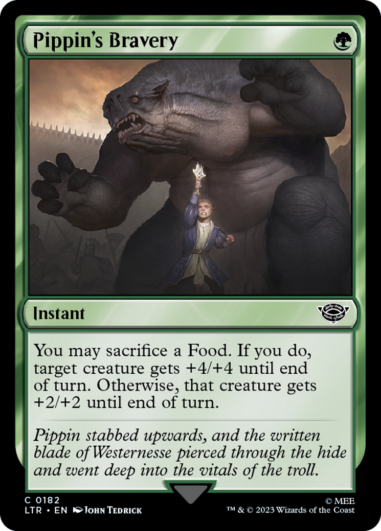 Pippin's Bravery [The Lord of the Rings: Tales of Middle-Earth] Foil