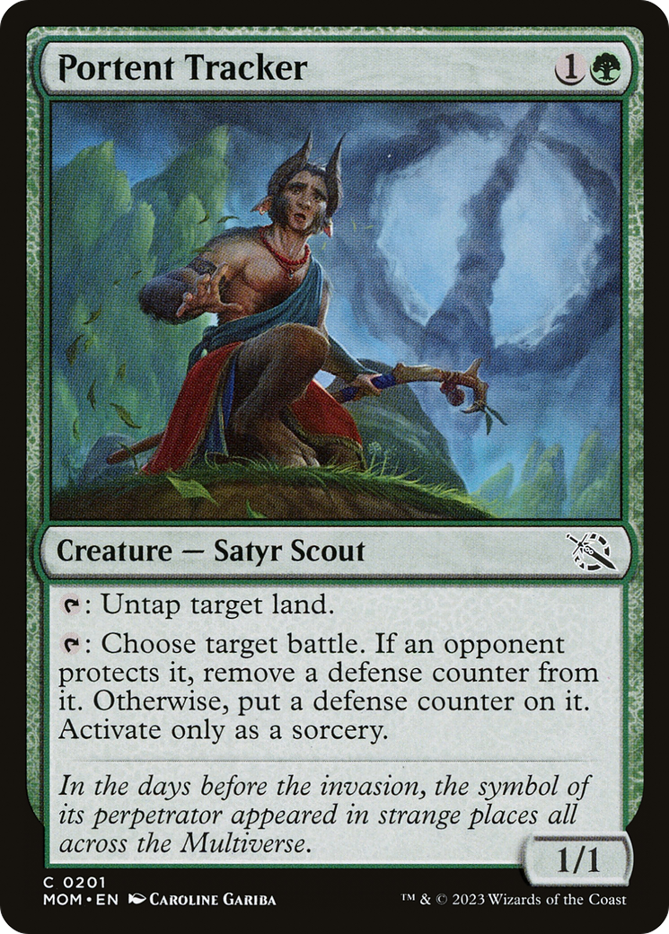 Portent Tracker [March of the Machine] Foil