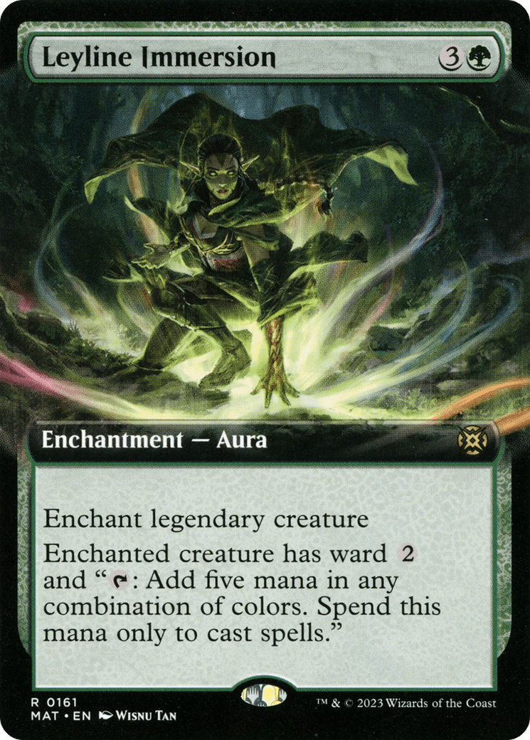 Leyline Immersion (Extended Art) [March of the Machine: The Aftermath] Foil