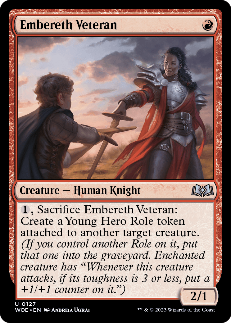 Embereth Veteran [Wilds of Eldraine] Foil