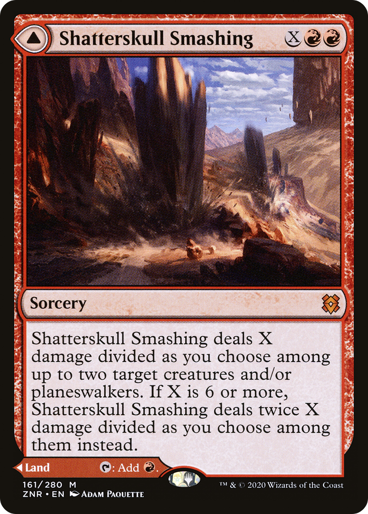 Shatterskull Smashing // Shatterskull, the Hammer Pass [Zendikar Rising] Foil