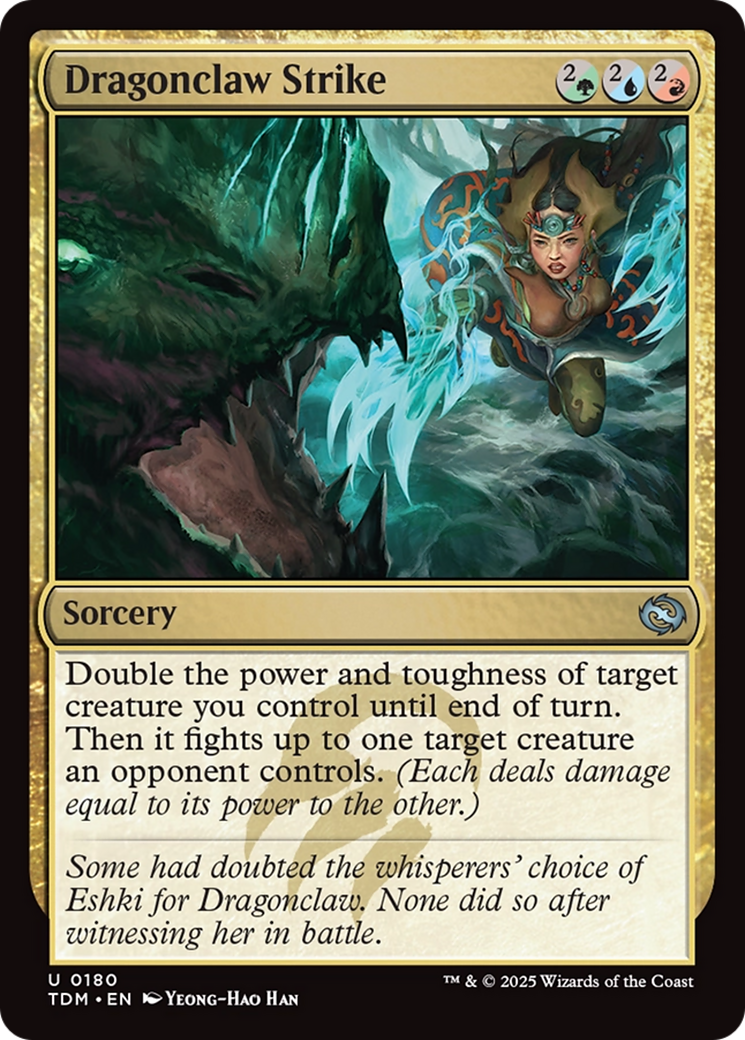 Dragonclaw Strike (180) [Tarkir: Dragonstorm]  Foil