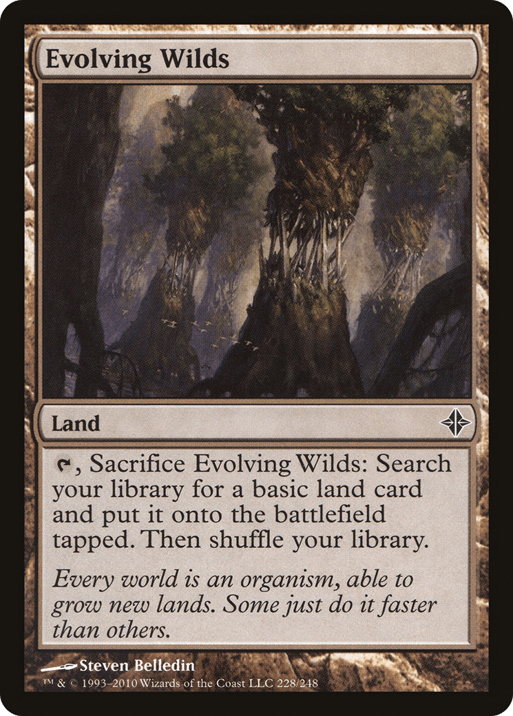 Evolving Wilds [Rise of the Eldrazi] Foil