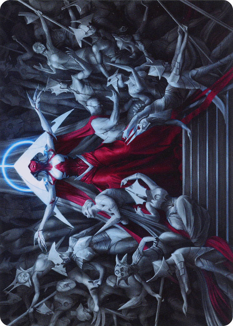 Elesh Norn, Mother of Machines // Elesh Norn, Mother of Machines (AONE-002) - Phyrexia: All Will Be One Art Series (Borderless)