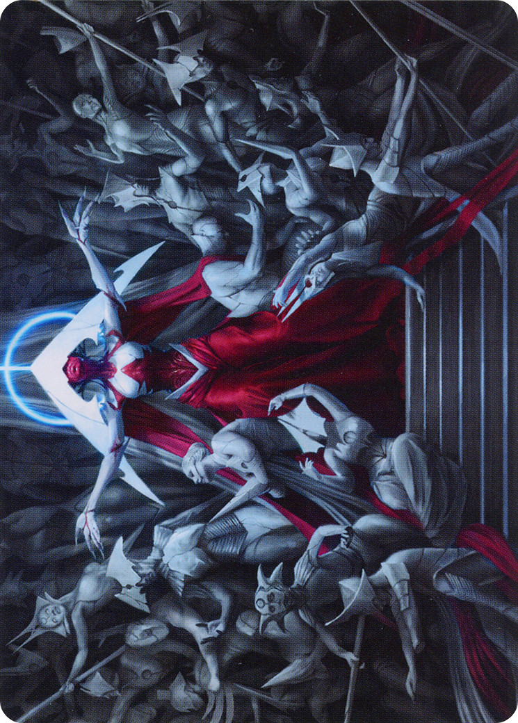 Elesh Norn, Mother of Machines // Elesh Norn, Mother of Machines (AONE-002) - Phyrexia: All Will Be One Art Series (Borderless)