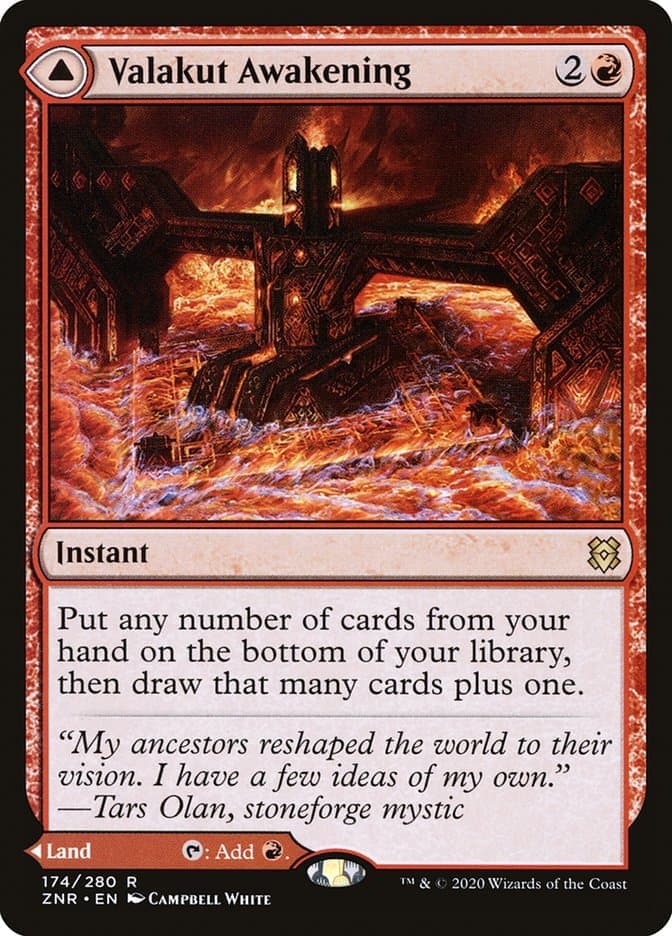 Valakut Awakening // Valakut Stoneforge [Zendikar Rising] Foil