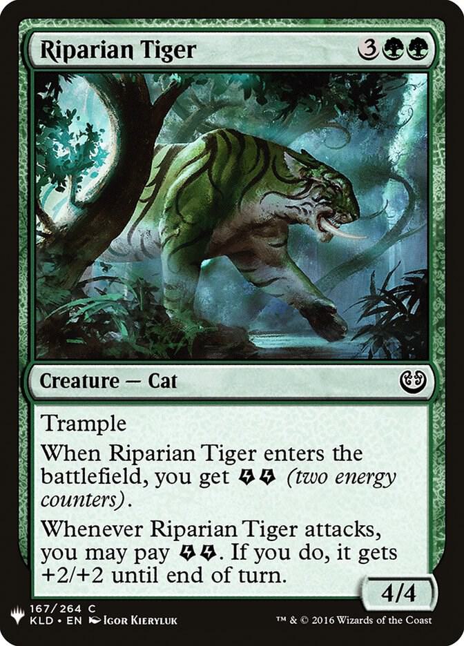 Riparian Tiger KLD-167/5075 (The List Reprints) 