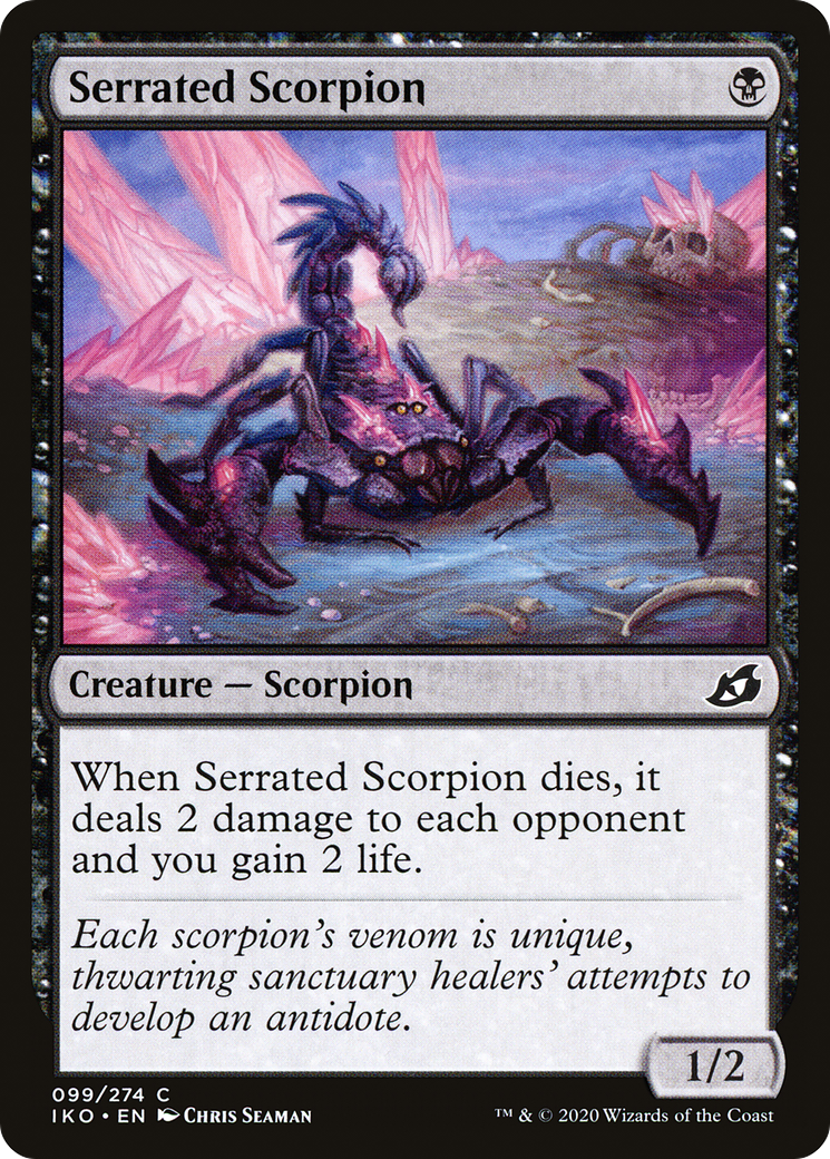 Serrated Scorpion [Ikoria: Lair of Behemoths] Foil