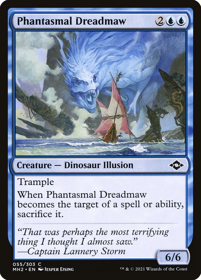 Phantasmal Dreadmaw 55 (Modern Horizons 2)  - Foil