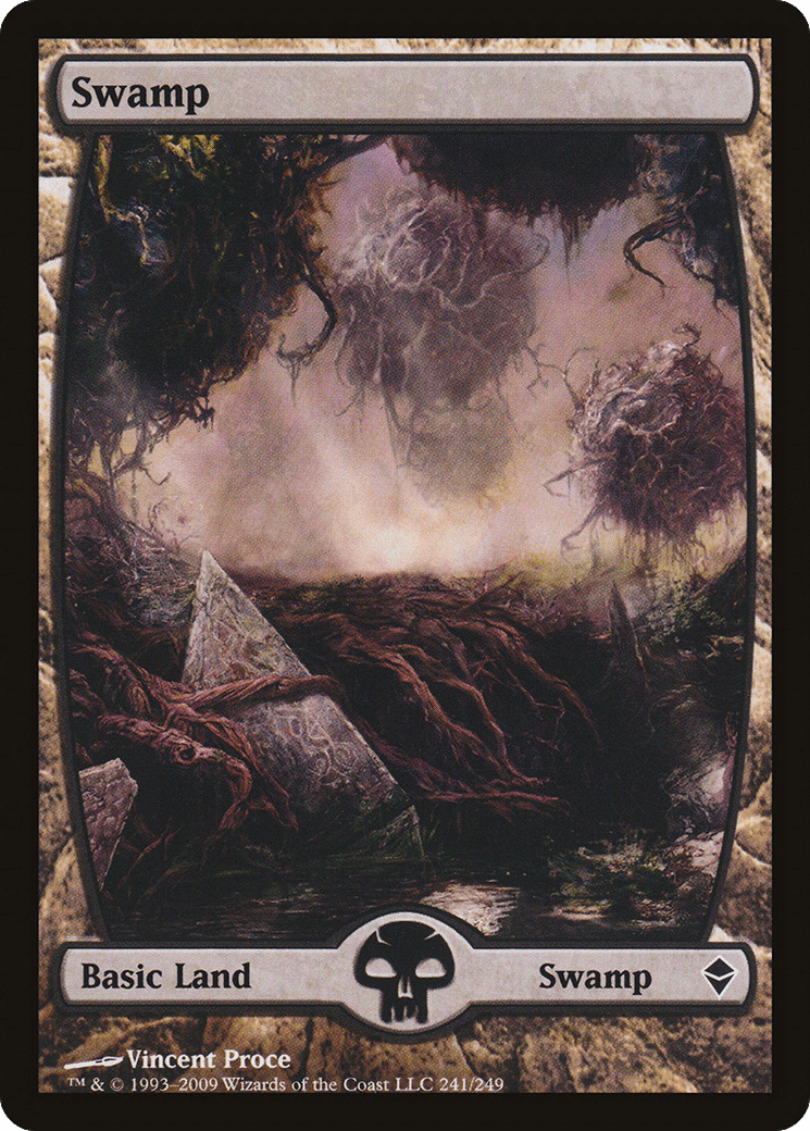 Swamp (241) [Zendikar] Foil