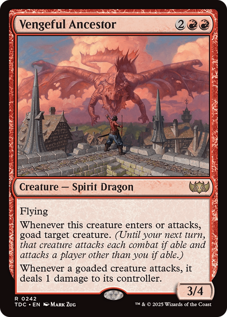 Vengeful Ancestor (242) [Commander: Tarkir: Dragonstorm]