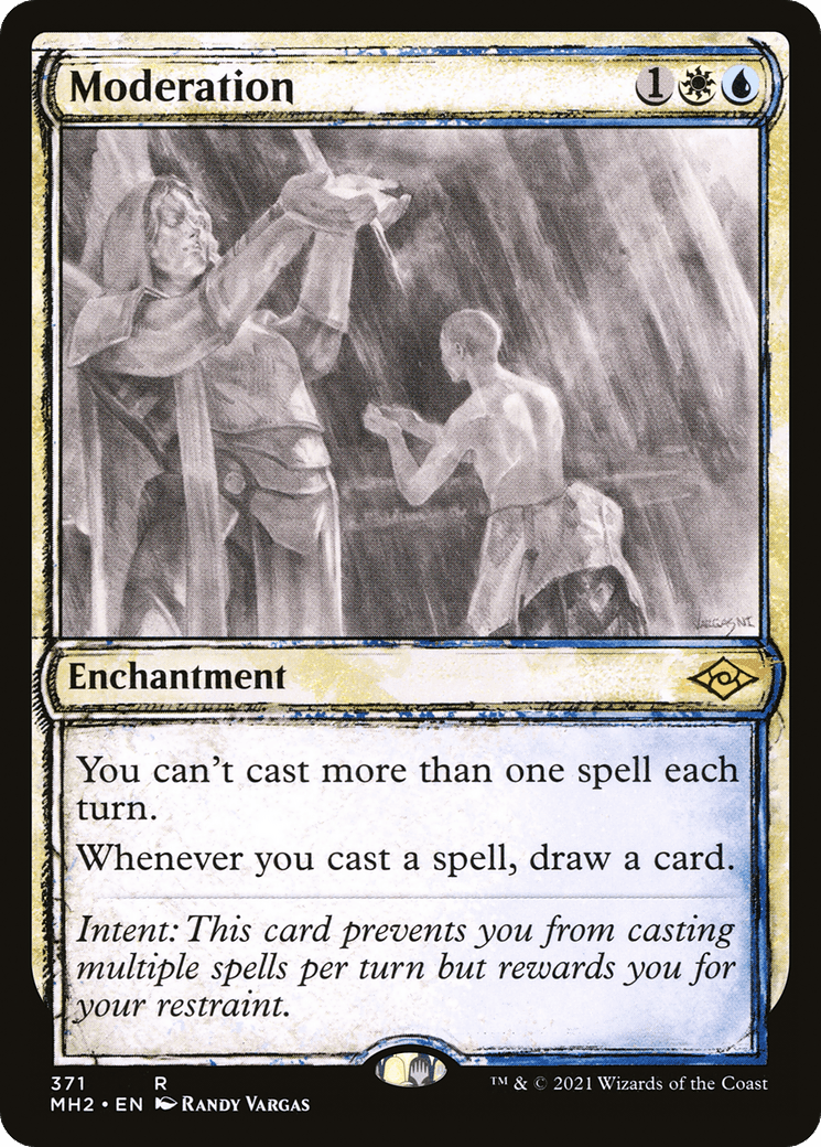 Moderation (Sketch) [Modern Horizons 2] Foil
