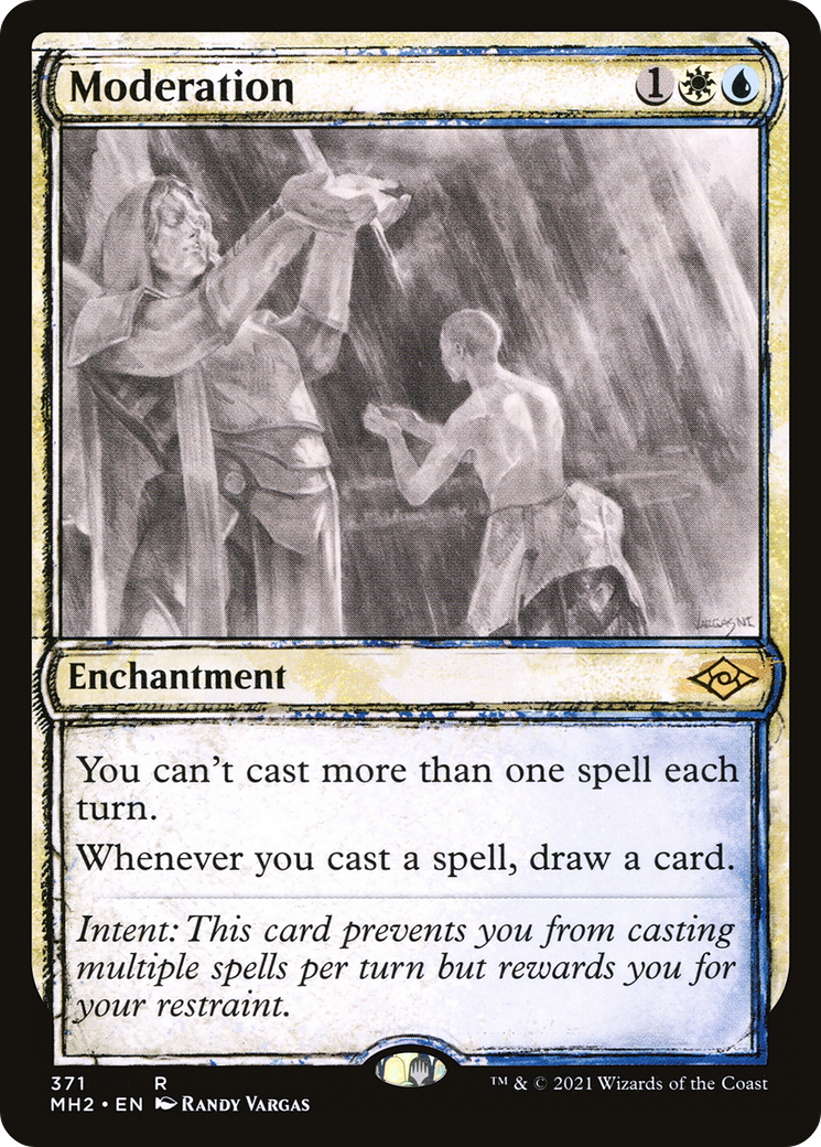 Moderation (Sketch) [Modern Horizons 2] Foil
