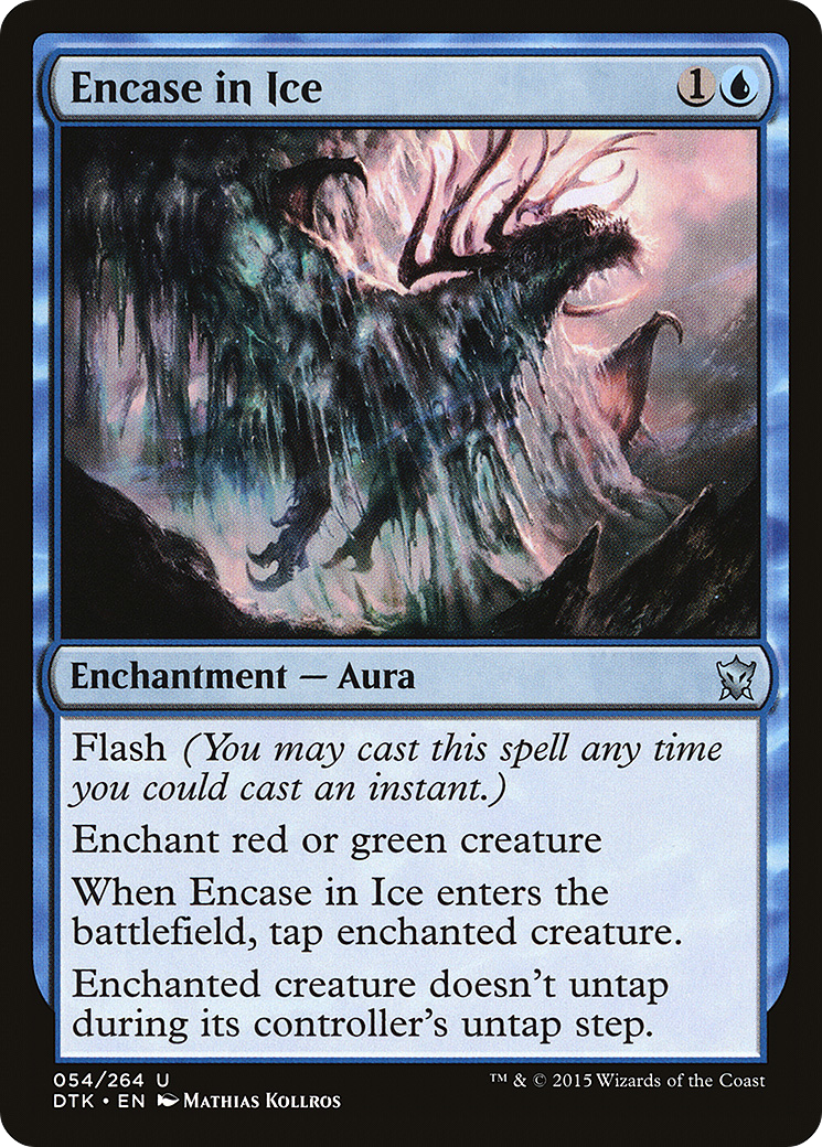Encase in Ice [Dragons of Tarkir] Foil