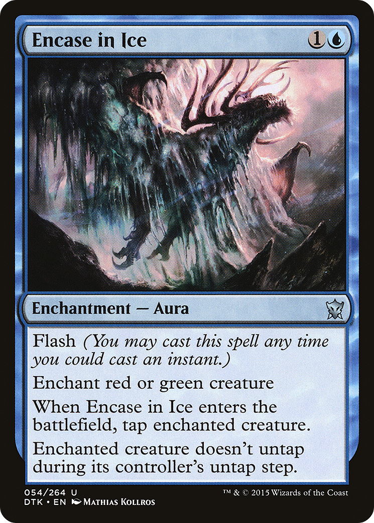 Encase in Ice [Dragons of Tarkir] Foil