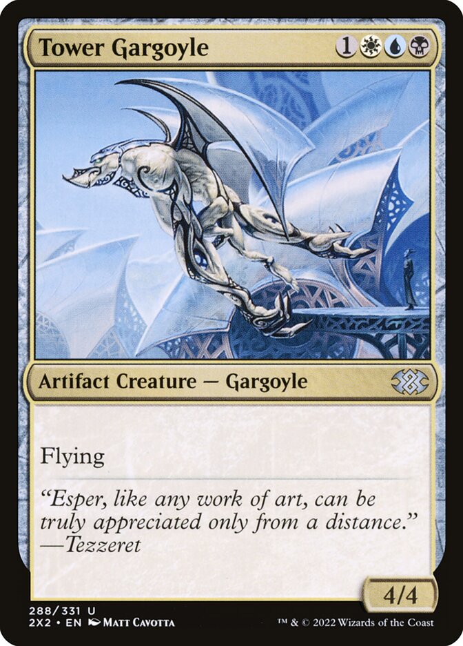 Tower Gargoyle 288/331 (Double Masters 2022)  - Foil