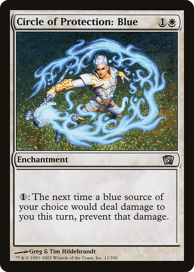 Circle of Protection: Blue [Eighth Edition] Foil