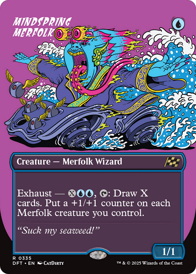 Mindspring Merfolk |  Foil (335) [Aetherdrift]