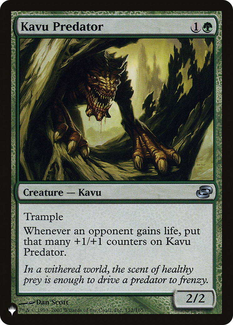 Kavu Predator |  (PLC-132) [The List]