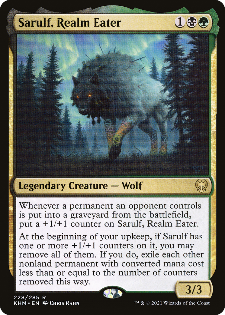 Sarulf, Realm Eater [Kaldheim] Foil