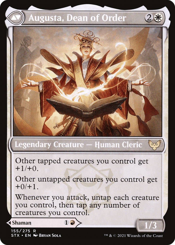 Plargg, Dean of Chaos // Augusta, Dean of Order |  (STX-155) [The List]