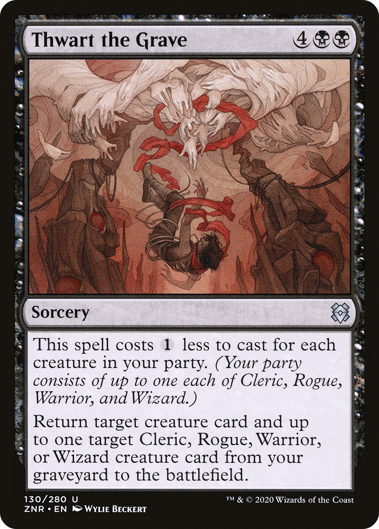 Thwart the Grave [Zendikar Rising] Foil