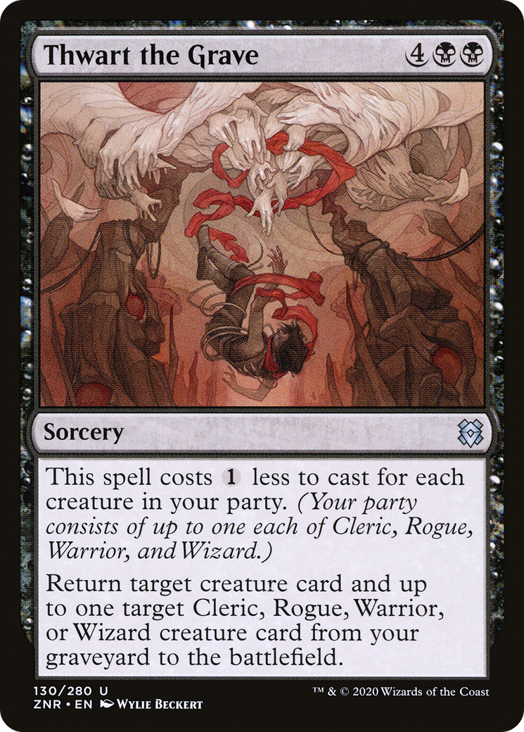 Thwart the Grave [Zendikar Rising] Foil