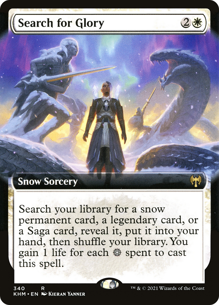 Search for Glory (Extended Art) [Kaldheim] Foil