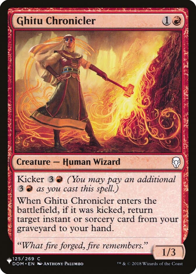 Ghitu Chronicler |  (DOM-125) [The List]