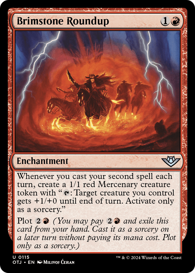 Brimstone Roundup [Outlaws of Thunder Junction] Foil