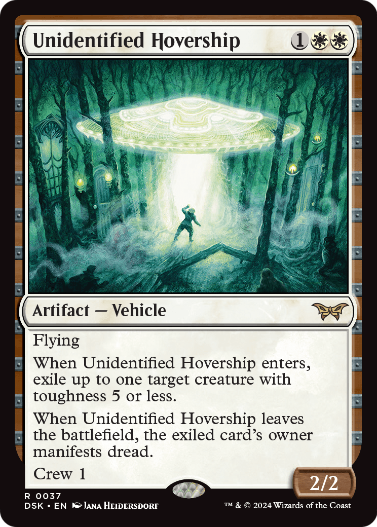 Unidentified Hovership [Duskmourn: House of Horror] Foil